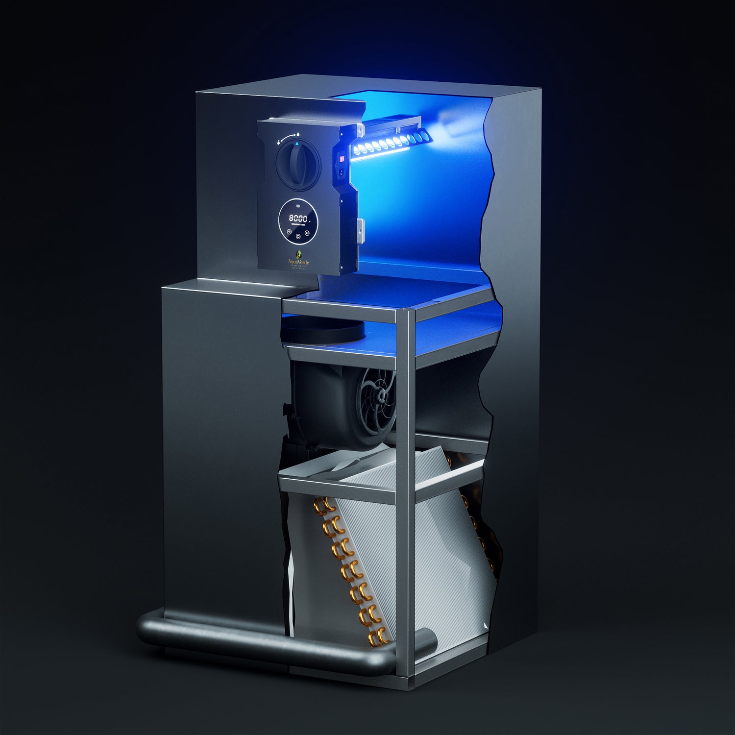 AquaVerde™ AIR PRO UV Whole-Home Air Purification System