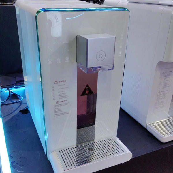 AquaVerde PURE Countertop RO Hydrogen Water Station in white – front view