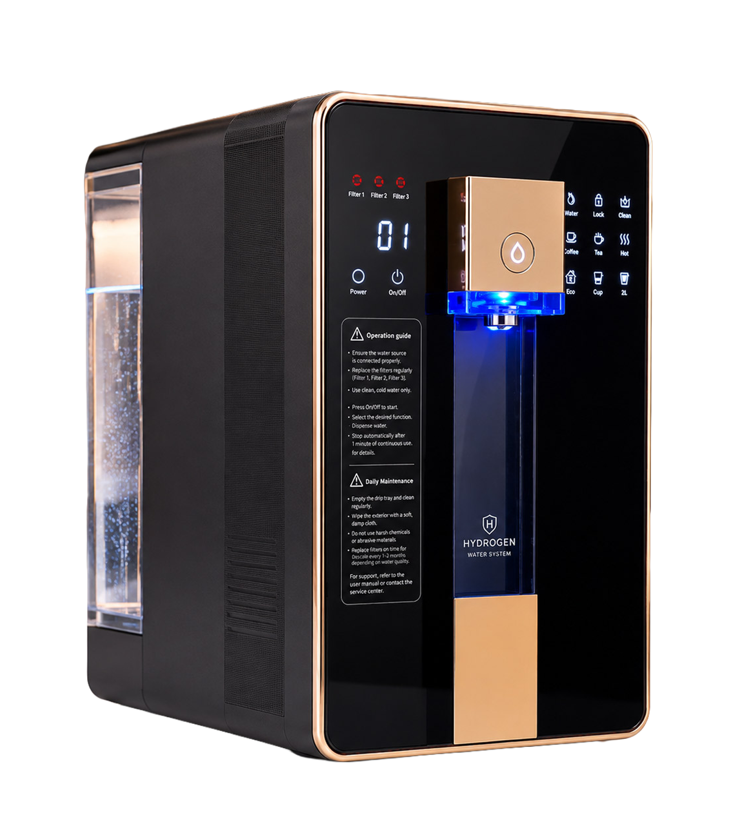 AquaVerde™ PURE™ Countertop RO Hydrogen Water Station