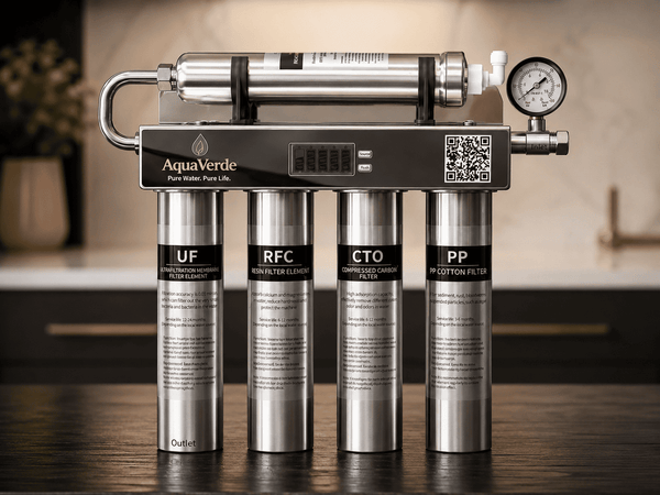 AquaVerde™ PURE™ UF5 Under-Sink Filtration System