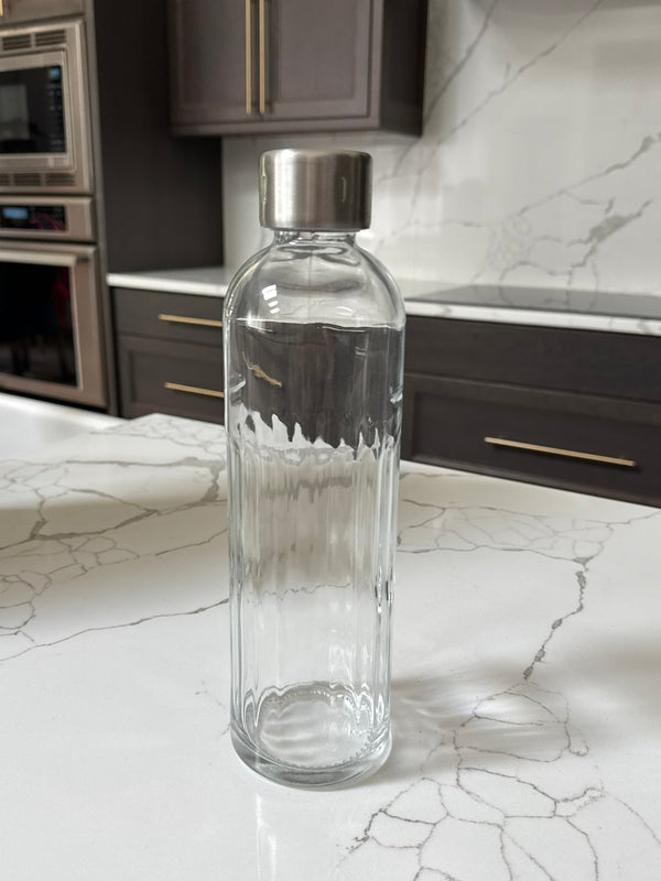 AquaVerde™ SparkleGlass™ Premium Glass Bottle