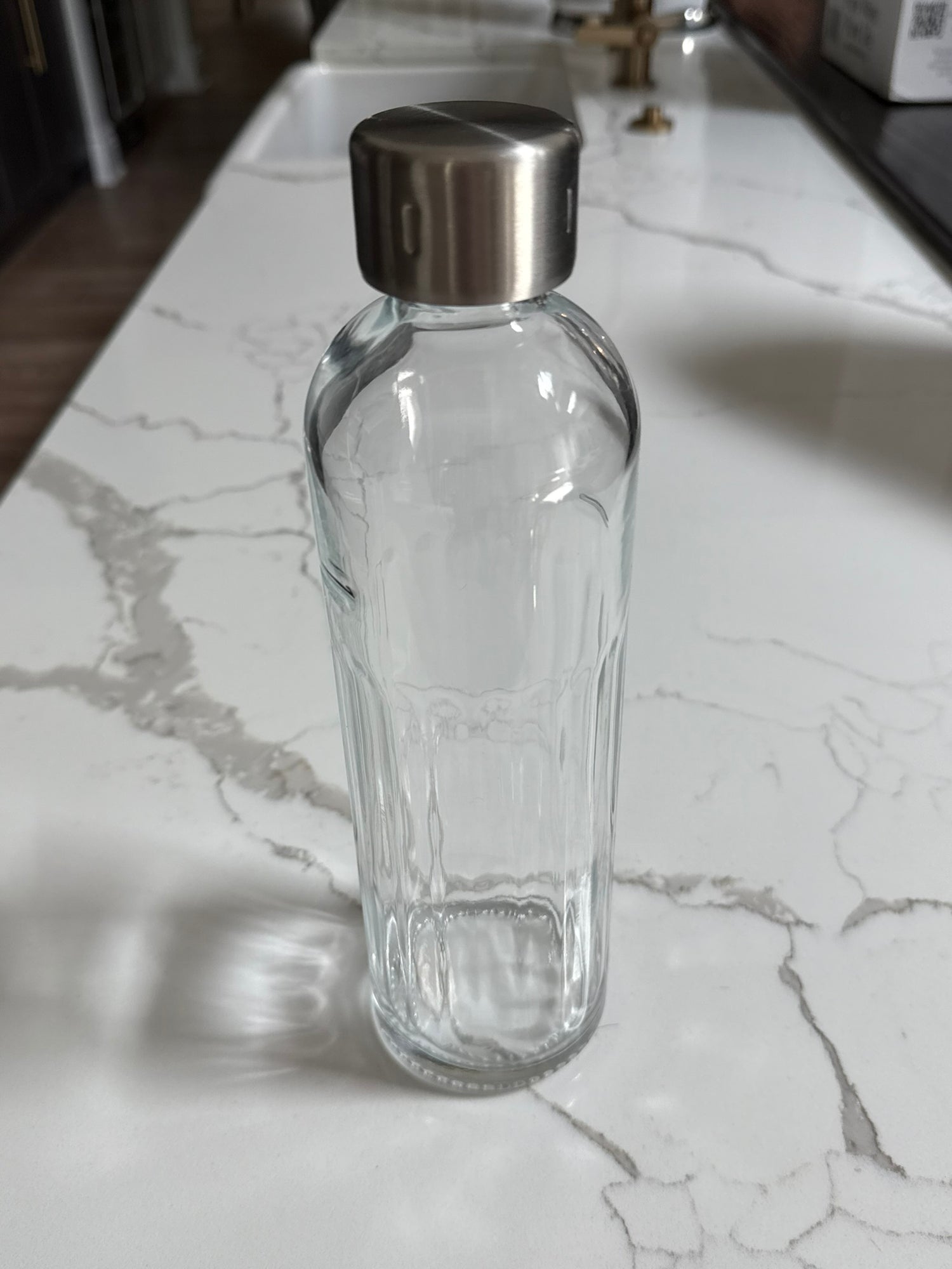 AquaVerde™ SparkleGlass™ Premium Glass Bottle